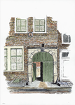 964-1308 Een poortje in een huis aan de Nieuwstraat te Middelburg.