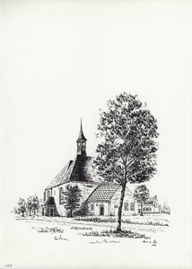 964-138 De Nederlandse Hervormde kerk te Grijpskerke.