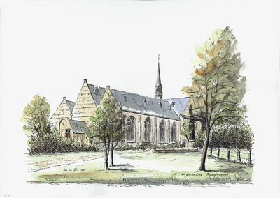964-1615 De Nederlandse Hervormde Sint Nicolaaskerk te Brouwershaven.