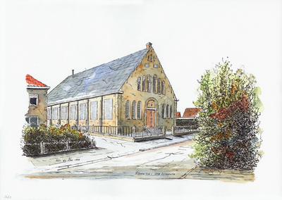 964-1630 De kerk van de Gereformeerde Gemeente te Stavenisse.