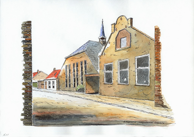 964-1635 De kerk van de Gereformeerde Gemeente te Scherpenisse.