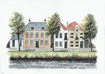 964-1640 Gezicht op de Noordsingel te Middelburg