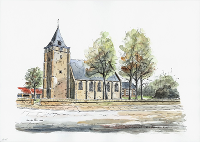 964-1647 De Nederlandse Hervormde Kerk te Serooskerke (Walcheren).