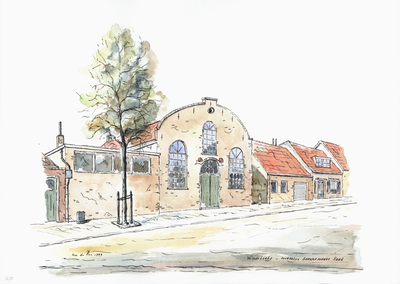 964-1671 De voormalig Gereformeerde kerk te Wissenkerke.