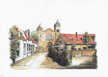 964-1783 De voormalige Nederlandse Hervormde kerk aan de Vogelstraat te Middelburg.