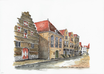 964-1794 Het gebouw van het Leger des Heils aan de Hoogstraat te Middelburg.