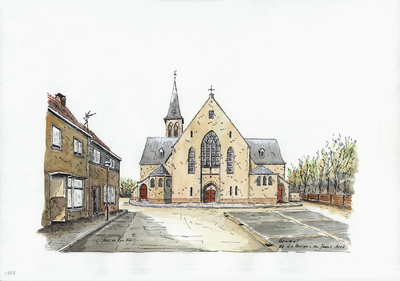 964-1952 De Rooms-katholieke Sint Philippus en Jacobuskerk te Koewacht