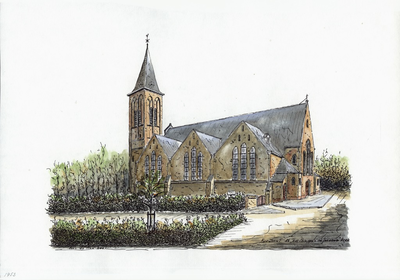 964-1953 De Rooms-katholieke Sint Philippus en Jacobuskerk te Koewacht