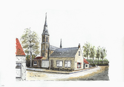 964-1960 De Rooms-katholieke kerk te Hengstdijk