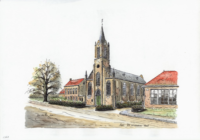 964-1968 De Rooms-katholieke Gregorius kerk te Axel