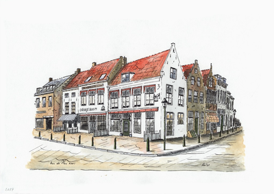 964-2039 Cafe's en restaurants aan de Markt te Hulst.