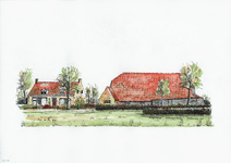 964-2042 Boerderij 'Brandenburg' aan de Veerseweg 126 te Middelburg.