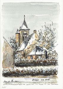 964-2064 De Nederlandse Hervormde kerk te Ritthem.