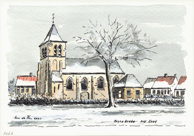 964-2066 De Nederlandse Hervormde kerk te Biggekerke.