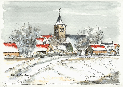 964-2079 De Nederlandse Hervormde kerk te Souburg.