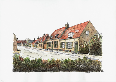 964-2095 Gezicht in Zanddijk.
