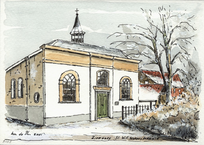 964-2105 De kerk van de Sint Willibrordusparochie te Zierikzee.