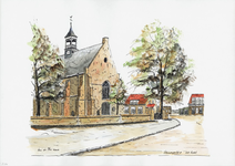 964-2190 De Nederlandse Hervormde kerk te Vrouwenpolder.