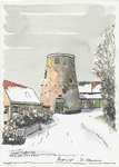 964-2215 Restant van molen 'De Graanhalm' te Poortvliet