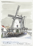 964-2222 Molen 'De Jager' te Oud-Vossemeer