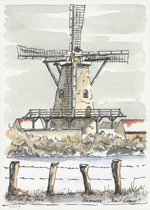 964-2229 Molen 'Nooit Gedacht' te Eindewege