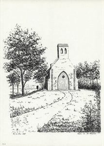 964-223 De kapel van Sint Maarten te Hoogelande.