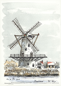 964-2250 Molen 'De Hoop' te Middelburg