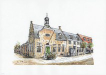 964-2333 Het voormalig gemeentehuis te Domburg