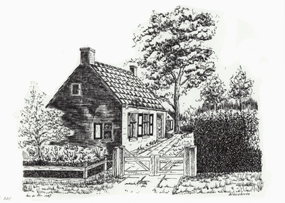 964-234 Een boerderij te Biggekerke.