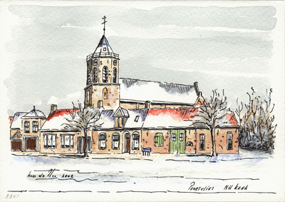 964-2341 De Nederlandse Hervormde kerk te Poortvliet