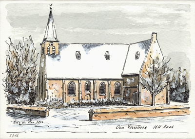 964-2346 De Nederlandse Hervormde kerk te Oud-Vossemeer