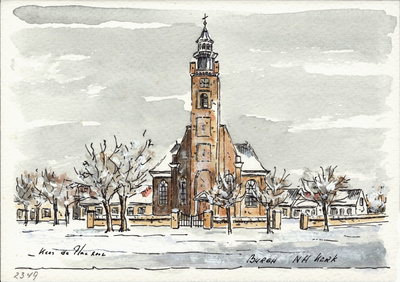 964-2349 De Nederlandse Hervormde kerk te Burgh