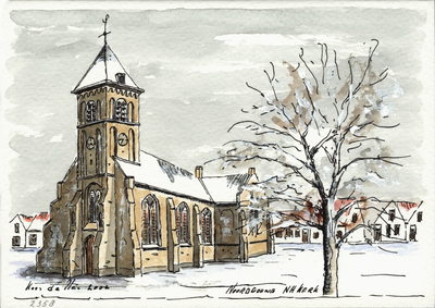964-2358 De Nederlandse Hervormde kerk te Noordgouwe