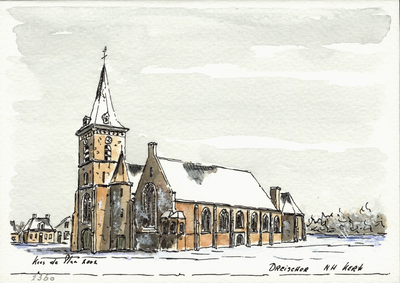 964-2360 De Nederlandse Hervormde kerk te Dreischor