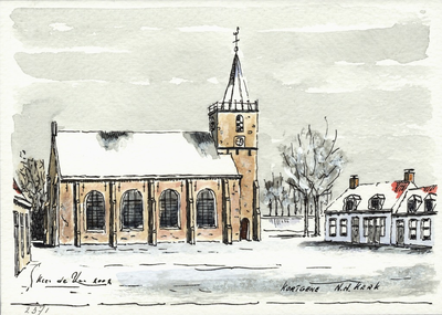 964-2371 De Nederlandse Hervormde kerk te Kortgene