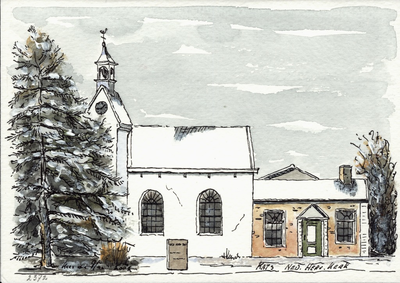 964-2372 De Nederlandse Hervormde kerk te Kats