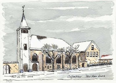 964-2373 De Nederlandse Hervormde kerk te Colijnsplaat