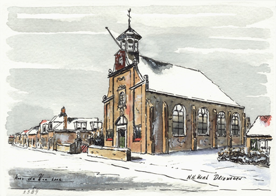 964-2389 De Nederlandse Hervormde kerk te Driewegen
