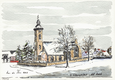 964-2395 De Nederlandse Hervormde kerk te 's-Gravenpolder