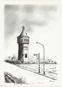 964-240 De watertoren te Vlissingen.