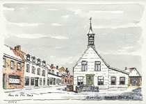 964-2443 Het voormalige gemeentehuis te Biervliet