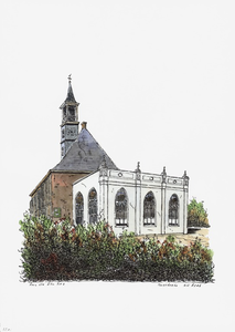964-2501 De Nederlandse Hervormde kerk te Koudekerke.