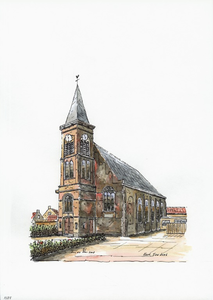 964-2585 De Samen op Weg kerk te Hoek.