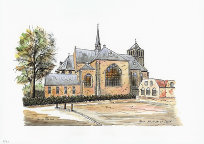 964-2592 De Rooms-katholieke kerk Sint Jan de Doper te Sluis