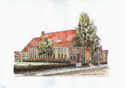964-2626 De Gereformeerde kerk te 's-Gravenpolder.