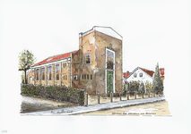 964-2783 Het kerkgebouw van de 'Vergaderingen der Gelovigen' te Breskens.