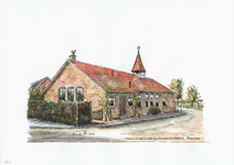 964-2803 De voormalige kerk van de Vrije Evangelische Gemeente aan de Prinsestraat te Cadzand
