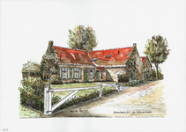 964-2823 Een boerderij aan de Van Vollenhovenweg te Serooskerke (Walcheren)