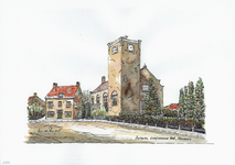 964-2832 De Gereformeerde Kerk aan de Molenberg 3 te Oostburg.