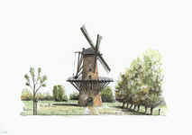 964-2848 Molen 'de Vijf Gebroeders' te Heinkenszand.